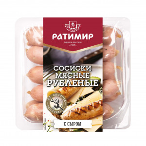 Сосиски мясные «Рубленые» с сыром