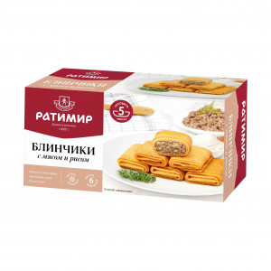 Блинчики «с мясом и рисом»