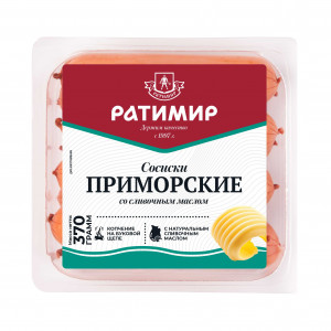 Сосиски «Приморские» со сливочным маслом