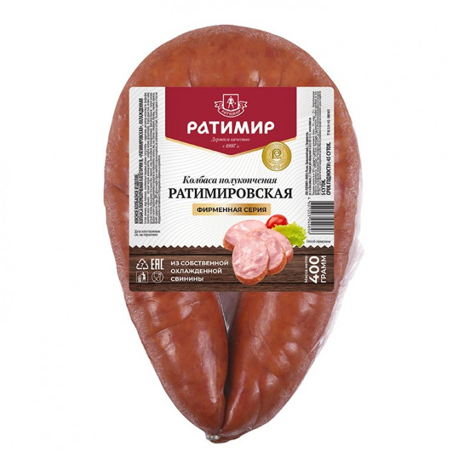 Колбаса полукопченая "Ратимировская"