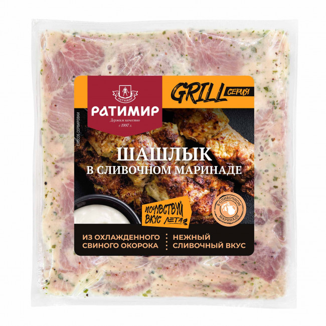 Шашлык в сливочном маринаде